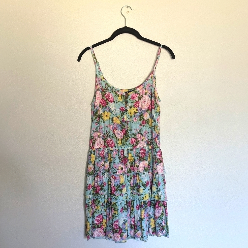 Ruby Rox Floral Summer Sun Dress Size Small